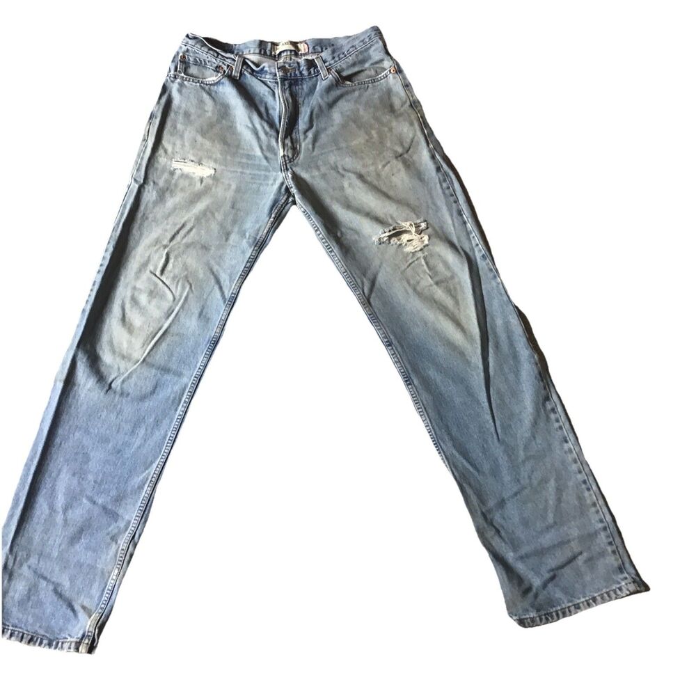 Vintage Levi’s 550 Relaxed Fit Jeans 36x36  Waist 36 Distressed Thrashed 90s Y2K